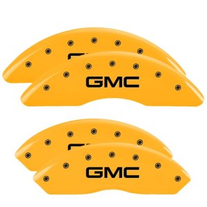GMC Savana Caliper Covers - Front + Rear - MGP - Yellow - `09-`16