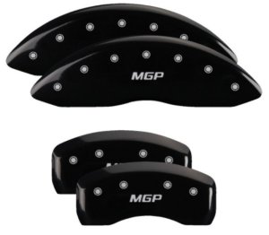 Lincoln Nautilus Caliper Covers - Front + Rear - MGP - MGP Engraved - Black - 2020