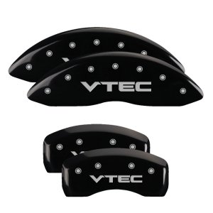 Acura MDX Caliper Covers - Front + Rear - MGP - Vtech - Black - `07-`13