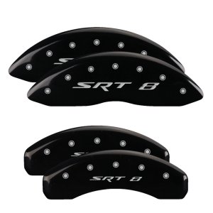 Jeep Grand Caliper Covers - Front + Rear - MGP - SRT8 - Black - `05-`10