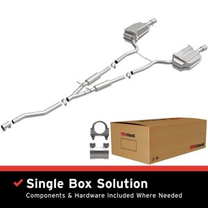 Audi A4 Quattro Performance Exhaust - Magnaflow - BRE Cat Back - `05-`08