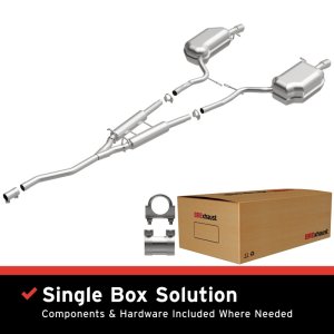 Audi A4 Quattro Performance Exhaust - Magnaflow - BRExhaust Direct-Fit Catback - `02-`05