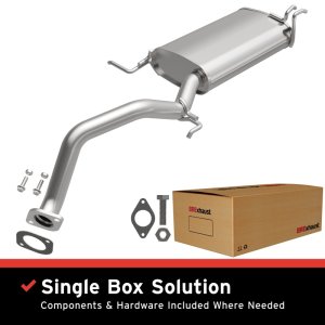 Kia Sorento Performance Exhaust - Rear - Magnaflow - BRExhaust Direct-Fit - `11-`13
