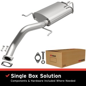 Hyundai Santa Fe Performance Exhaust - Rear - Magnaflow - BRExhaust Direct-Fit - `10-`13 Hyundai Santa Fe Performance Exhaust - Rear - Magnaflow - BRExhaust Direct-Fit - `10-`13