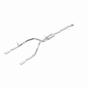 Chevrolet Silverado Performance Exhaust - Dual Split Rear Exit - Magnaflow - Cat Back Street Series - 2014 Chevrolet Silverado Performance Exhaust - Dual Split Rear Exit - Magnaflow - Cat Back Street Series - 2014