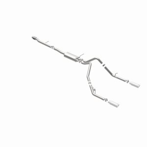 Chevrolet Silverado Performance Exhaust - Dual Split Rear Exit - Magnaflow - Cat Back Street Series - 2014 Chevrolet Silverado Performance Exhaust - Dual Split Rear Exit - Magnaflow - Cat Back Street Series - 2014
