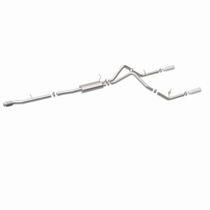 Chevrolet Silverado Performance Exhaust - Dual Split Rear Exit - Magnaflow - Cat Back Street Series - 2014 Chevrolet Silverado Performance Exhaust - Dual Split Rear Exit - Magnaflow - Cat Back Street Series - 2014