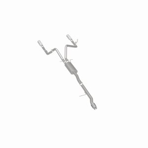 Chevrolet Silverado Performance Exhaust - Dual Split Rear Exit - Magnaflow - Cat Back Street Series - 2014 Chevrolet Silverado Performance Exhaust - Dual Split Rear Exit - Magnaflow - Cat Back Street Series - 2014