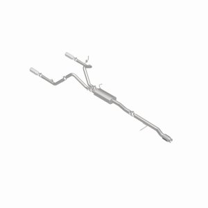 Chevrolet Silverado Performance Exhaust - Dual Split Rear Exit - Magnaflow - Cat Back Street Series - 2014 Chevrolet Silverado Performance Exhaust - Dual Split Rear Exit - Magnaflow - Cat Back Street Series - 2014