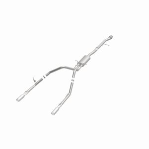 Chevrolet Silverado Performance Exhaust - Dual Split Rear Exit - Magnaflow - Cat Back Street Series - 2014 Chevrolet Silverado Performance Exhaust - Dual Split Rear Exit - Magnaflow - Cat Back Street Series - 2014