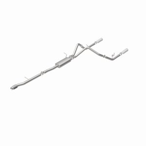 Chevrolet Silverado Performance Exhaust - Dual Split Rear Exit - Magnaflow - Cat Back Street Series - 2014 Chevrolet Silverado Performance Exhaust - Dual Split Rear Exit - Magnaflow - Cat Back Street Series - 2014