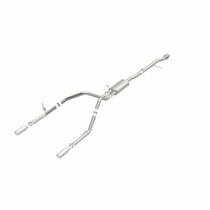 Chevrolet Silverado Performance Exhaust - Dual Split Rear Exit - Magnaflow - Cat Back Street Series - 2014 Chevrolet Silverado Performance Exhaust - Dual Split Rear Exit - Magnaflow - Cat Back Street Series - 2014