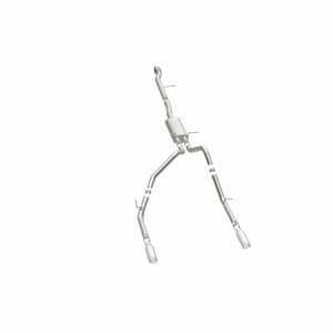 Chevrolet Silverado Performance Exhaust - Dual Split Rear Exit - Magnaflow - Cat Back Street Series - 2014 Chevrolet Silverado Performance Exhaust - Dual Split Rear Exit - Magnaflow - Cat Back Street Series - 2014