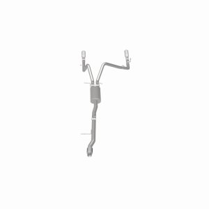 Chevrolet Silverado Performance Exhaust - Dual Split Rear Exit - Magnaflow - Cat Back Street Series - 2014 Chevrolet Silverado Performance Exhaust - Dual Split Rear Exit - Magnaflow - Cat Back Street Series - 2014