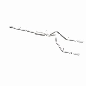 Chevrolet Silverado Performance Exhaust - Dual Split Rear Exit - Magnaflow - Cat Back Street Series - 2014 Chevrolet Silverado Performance Exhaust - Dual Split Rear Exit - Magnaflow - Cat Back Street Series - 2014