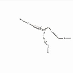 Chevrolet Silverado Performance Exhaust - Dual Split Rear Behind Rear Tires - Magnaflow - Street Series Cat-Back - 2014 Chevrolet Silverado Performance Exhaust - Dual Split Rear Behind Rear Tires - Magnaflow - Street Series Cat-Back - 2014