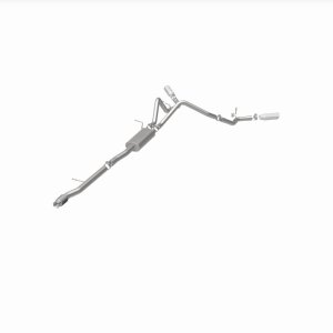 Chevrolet Silverado Performance Exhaust - Dual Split Rear Behind Rear Tires - Magnaflow - Street Series Cat-Back - 2014 Chevrolet Silverado Performance Exhaust - Dual Split Rear Behind Rear Tires - Magnaflow - Street Series Cat-Back - 2014