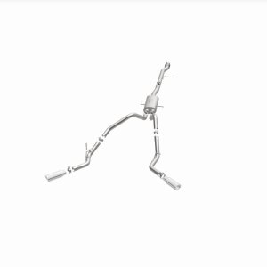 Chevrolet Silverado Performance Exhaust - Dual Split Rear Behind Rear Tires - Magnaflow - Street Series Cat-Back - 2014 Chevrolet Silverado Performance Exhaust - Dual Split Rear Behind Rear Tires - Magnaflow - Street Series Cat-Back - 2014