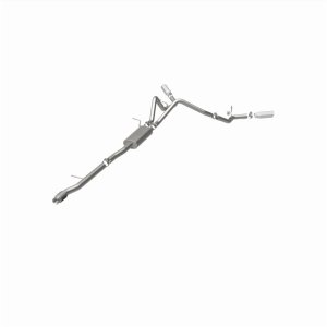 Chevrolet Silverado Performance Exhaust - Dual Split Rear Behind Rear Tires - Magnaflow - Street Series Cat-Back - 2014 Chevrolet Silverado Performance Exhaust - Dual Split Rear Behind Rear Tires - Magnaflow - Street Series Cat-Back - 2014