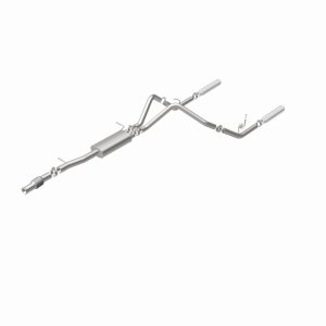 Chevrolet Silverado Performance Exhaust - Rear - Magnaflow - Cat Back, Dual Split Rear Exit - 2014 Chevrolet Silverado Performance Exhaust - Rear - Magnaflow - Cat Back, Dual Split Rear Exit - 2014
