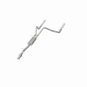 Chevrolet Silverado Performance Exhaust - Rear - Magnaflow - Cat Back, Dual Split Rear Exit - 2014 Chevrolet Silverado Performance Exhaust - Rear - Magnaflow - Cat Back, Dual Split Rear Exit - 2014