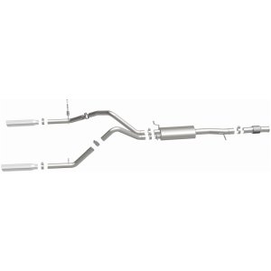 Chevrolet Silverado Performance Exhaust - Rear - Magnaflow - Cat Back, Dual Split Rear Exit - 2014 Chevrolet Silverado Performance Exhaust - Rear - Magnaflow - Cat Back, Dual Split Rear Exit - 2014