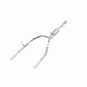 Chevrolet Silverado Performance Exhaust - Rear - Magnaflow - Cat Back, Dual Split Rear Exit - 2014 Chevrolet Silverado Performance Exhaust - Rear - Magnaflow - Cat Back, Dual Split Rear Exit - 2014