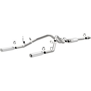 Chevrolet Silverado Performance Exhaust - Rear - Magnaflow - Cat Back, Dual Split Rear Exit - 2014 Chevrolet Silverado Performance Exhaust - Rear - Magnaflow - Cat Back, Dual Split Rear Exit - 2014