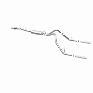 Chevrolet Silverado Performance Exhaust - Rear - Magnaflow - Cat Back, Dual Split Rear Exit - 2014 Chevrolet Silverado Performance Exhaust - Rear - Magnaflow - Cat Back, Dual Split Rear Exit - 2014