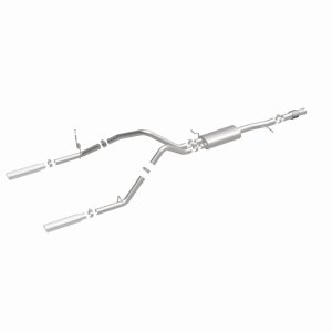 Chevrolet Silverado Performance Exhaust - Rear - Magnaflow - Cat Back, Dual Split Rear Exit - 2014 Chevrolet Silverado Performance Exhaust - Rear - Magnaflow - Cat Back, Dual Split Rear Exit - 2014