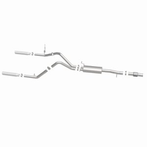 Chevrolet Silverado Performance Exhaust - Rear - Magnaflow - Cat Back, Dual Split Rear Exit - 2014 Chevrolet Silverado Performance Exhaust - Rear - Magnaflow - Cat Back, Dual Split Rear Exit - 2014