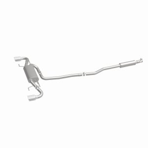 Mazda 3 Performance Exhaust - Rear - Magnaflow - Cat Back Single Rear Exit - Polished - `14-`18