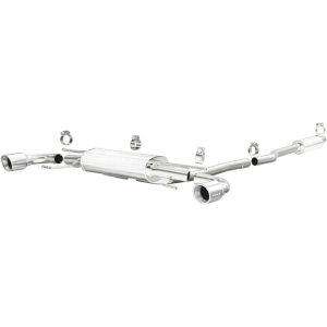 Mazda 3 Performance Exhaust - Rear - Magnaflow - Cat Back Single Rear Exit - Polished - `14-`18