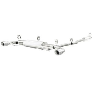 Mazda 3 Performance Exhaust - Rear - Magnaflow - Cat Back Single Rear Exit - Polished - `14-`18