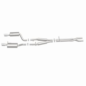 Audi A4 Quattro Performance Exhaust - Rear - Magnaflow - Touring Cat-Back Dual Split Rear Exit - `05-`08