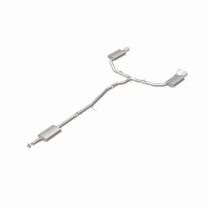 Ford Flex Performance Exhaust - Rear - Magnaflow - Street Series Cat Back, Dual Split Rear Exit - Polished - `13-`19