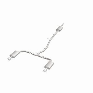 Ford Flex Performance Exhaust - Rear - Magnaflow - Street Series Cat Back, Dual Split Rear Exit - Polished - `13-`19