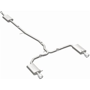 Ford Flex Performance Exhaust - Rear - Magnaflow - Street Series Cat Back, Dual Split Rear Exit - Polished - `13-`19