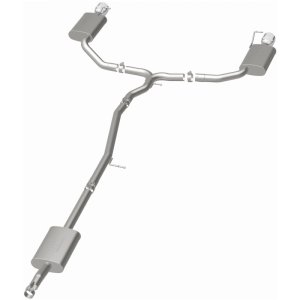 Ford Flex Performance Exhaust - Rear - Magnaflow - Street Series Cat Back, Dual Split Rear Exit - Polished - `13-`19