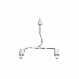 Ford Flex Performance Exhaust - Rear - Magnaflow - Street Series Cat Back, Dual Split Rear Exit - Polished - `13-`19