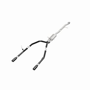 Chevrolet Silverado Performance Exhaust - Magnaflow - Cat Back, Street Series - Black - `14-`15