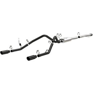 Chevrolet Silverado Performance Exhaust - Magnaflow - Cat Back, Street Series - Black - `14-`15
