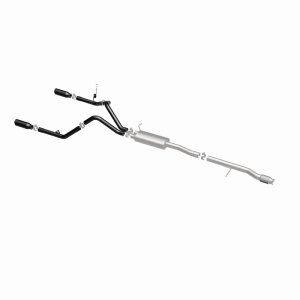 Chevrolet Silverado Performance Exhaust - Magnaflow - Cat Back, Street Series - Black - `14-`15