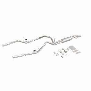 Ford F-150 Performance Exhaust - Dual Split Rear - Magnaflow - Street Series Cat-Back with 3.5in Tips - Polished - `11-`14 Ford F-150 Performance Exhaust - Dual Split Rear - Magnaflow - Street Series Cat-Back with 3.5in Tips - Polished - `11-`14
