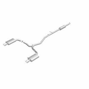 Ford Explorer Performance Exhaust - Rear - Magnaflow - Street Series Cat-Back, Dual Split Rear Exit, Stainless Steel, Mandrel-Bent 2.5 in Piping, Polished 4 in Double-Wall Tips - Polished Stainless Steel - `11-`15 Ford Explorer Performance Exhaust - Rear - Magnaflow - Street Series Cat-Back, Dual Split Rear Exit, Stainless Steel, Mandrel-Bent 2.5 in Piping, Polished 4 in Double-Wall Tips - Polished Stainless Steel - `11-`15