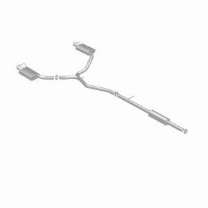 Ford Explorer Performance Exhaust - Rear - Magnaflow - Street Series Cat-Back, Dual Split Rear Exit, Stainless Steel, Mandrel-Bent 2.5 in Piping, Polished 4 in Double-Wall Tips - Polished Stainless Steel - `11-`15 Ford Explorer Performance Exhaust - Rear - Magnaflow - Street Series Cat-Back, Dual Split Rear Exit, Stainless Steel, Mandrel-Bent 2.5 in Piping, Polished 4 in Double-Wall Tips - Polished Stainless Steel - `11-`15