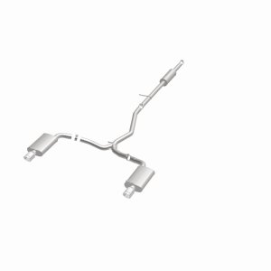 Ford Explorer Performance Exhaust - Rear - Magnaflow - Street Series Cat-Back, Dual Split Rear Exit, Stainless Steel, Mandrel-Bent 2.5 in Piping, Polished 4 in Double-Wall Tips - Polished Stainless Steel - `11-`15 Ford Explorer Performance Exhaust - Rear - Magnaflow - Street Series Cat-Back, Dual Split Rear Exit, Stainless Steel, Mandrel-Bent 2.5 in Piping, Polished 4 in Double-Wall Tips - Polished Stainless Steel - `11-`15