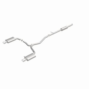 Ford Explorer Performance Exhaust - Rear - Magnaflow - Street Series Cat-Back, Dual Split Rear Exit, Stainless Steel, Mandrel-Bent 2.5 in Piping, Polished 4 in Double-Wall Tips - Polished Stainless Steel - `11-`15 Ford Explorer Performance Exhaust - Rear - Magnaflow - Street Series Cat-Back, Dual Split Rear Exit, Stainless Steel, Mandrel-Bent 2.5 in Piping, Polished 4 in Double-Wall Tips - Polished Stainless Steel - `11-`15