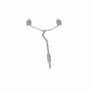 Ford Explorer Performance Exhaust - Rear - Magnaflow - Street Series Cat-Back, Dual Split Rear Exit, Stainless Steel, Mandrel-Bent 2.5 in Piping, Polished 4 in Double-Wall Tips - Polished Stainless Steel - `11-`15 Ford Explorer Performance Exhaust - Rear - Magnaflow - Street Series Cat-Back, Dual Split Rear Exit, Stainless Steel, Mandrel-Bent 2.5 in Piping, Polished 4 in Double-Wall Tips - Polished Stainless Steel - `11-`15