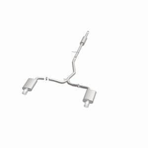 Ford Explorer Performance Exhaust - Rear - Magnaflow - Street Series Cat-Back, Dual Split Rear Exit, Stainless Steel, Mandrel-Bent 2.5 in Piping, Polished 4 in Double-Wall Tips - Polished Stainless Steel - `11-`15 Ford Explorer Performance Exhaust - Rear - Magnaflow - Street Series Cat-Back, Dual Split Rear Exit, Stainless Steel, Mandrel-Bent 2.5 in Piping, Polished 4 in Double-Wall Tips - Polished Stainless Steel - `11-`15
